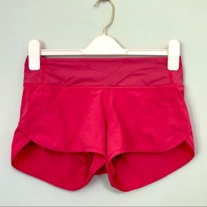 LULULEMON SPEED UP SHORT 2.5” pink